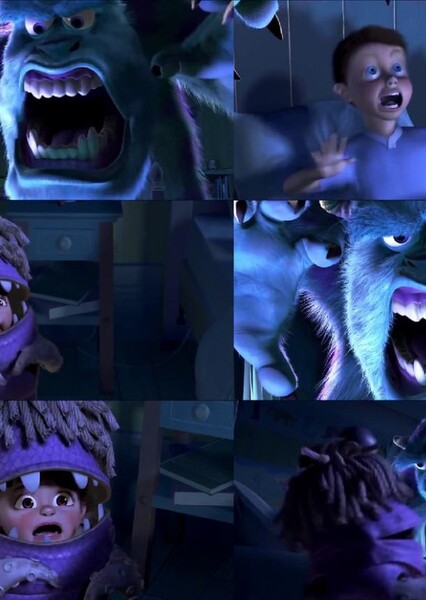 Sulley Scares Boo
