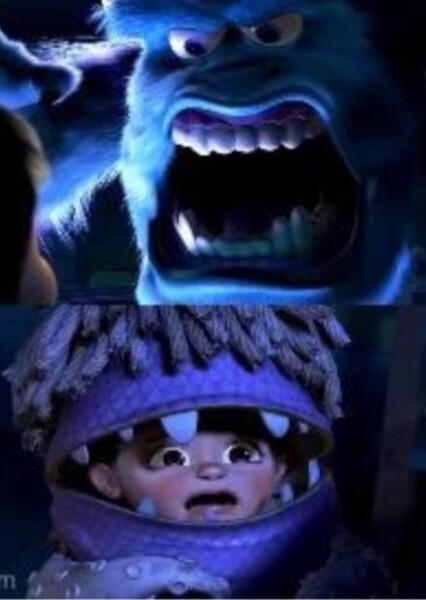Sulley Scares Boo photo