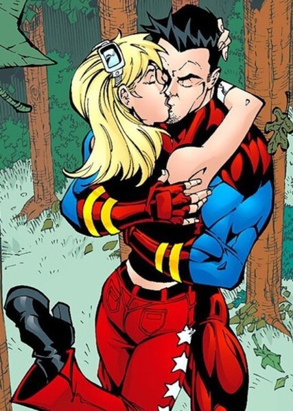 Superboy and Wonder Girl photo