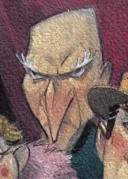 The Bald Man with the Long Nose photo