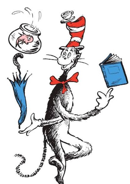 The Cat in the Hat and The Fish photo