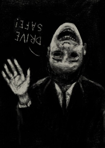 The Man With The Upside-Down Face photo