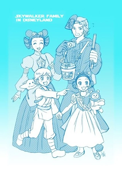 The Skywalker Family photo