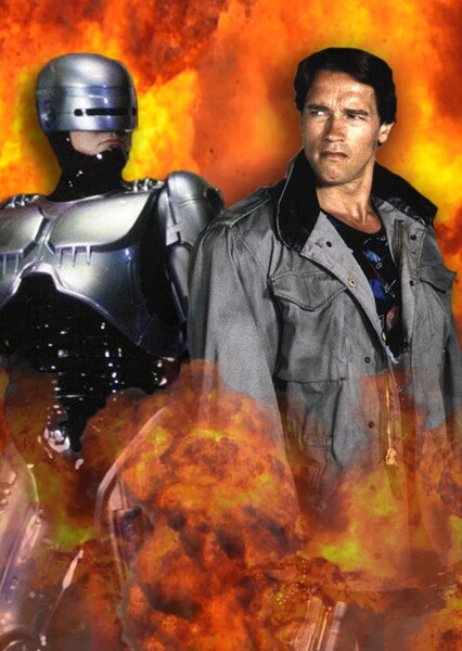 The Terminator and Robocop photo