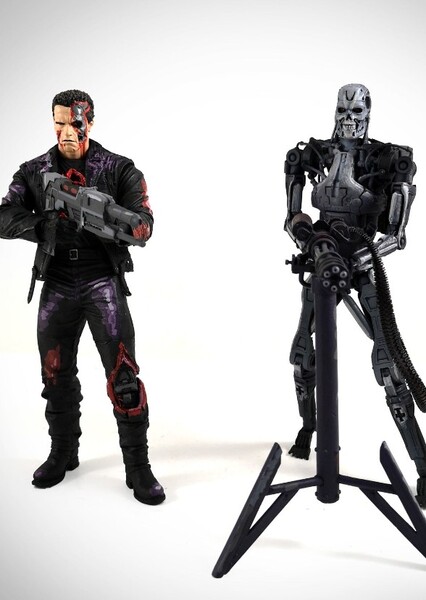The Terminator and Robocop photo
