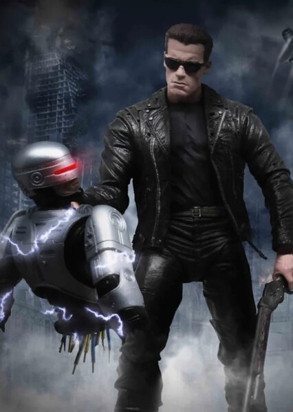 The Terminator and Robocop photo