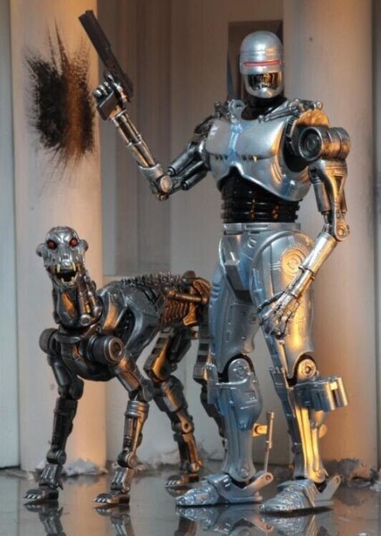 The Terminator and Robocop photo