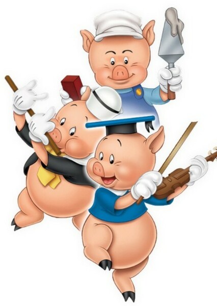 The Three Little Pigs from The Three Little Pigs