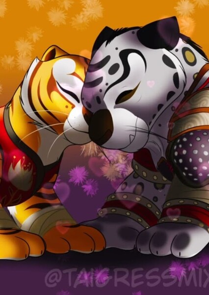 Tigress and Tai Lung photo