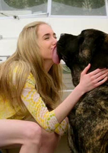 Travis licking Kylie