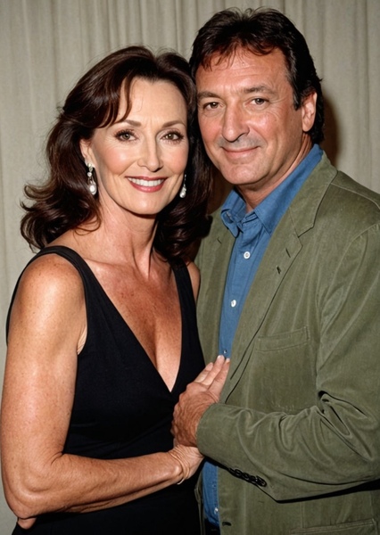 Tress MacNeille and Corey Burton photo