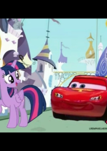 Twilight Sparkle and Lightning McQueen