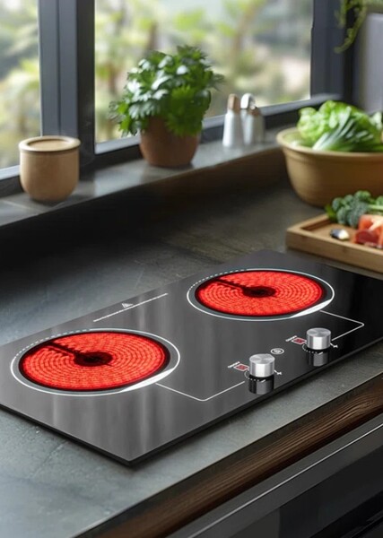 Using electricity to heat things up (like a stove)
