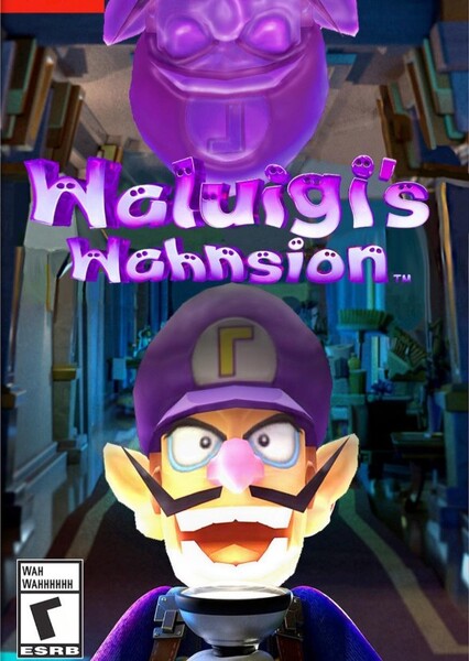 Waluigi's Mansion Level