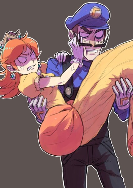 Waluigi and Princess Daisy photo