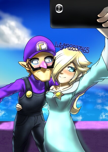 Waluigi and Rosalina photo