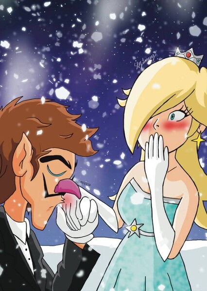 Waluigi and Rosalina photo