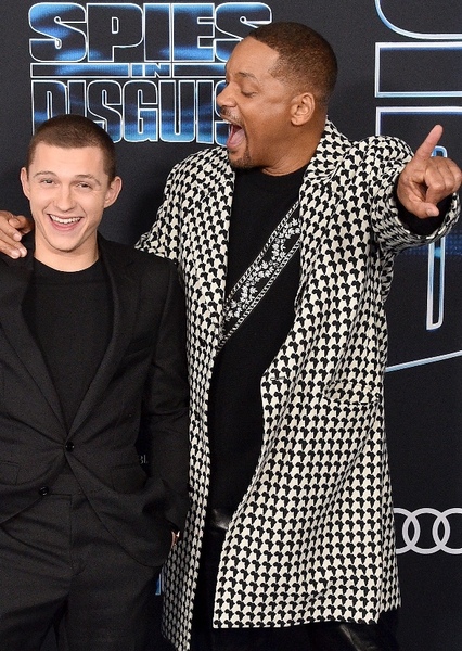 Will Smith and Tom Holland photo