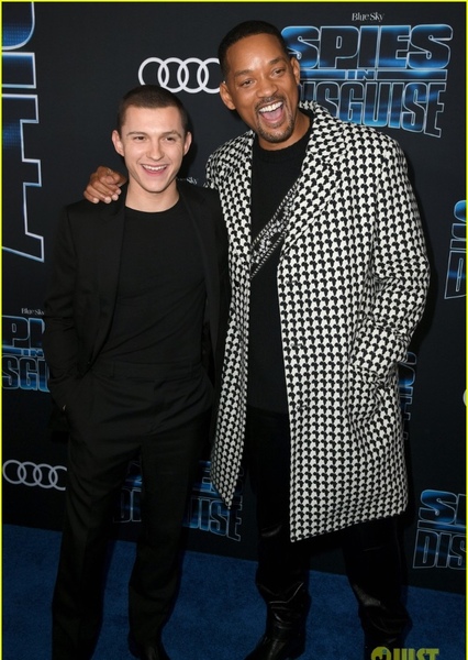 Will Smith and Tom Holland photo