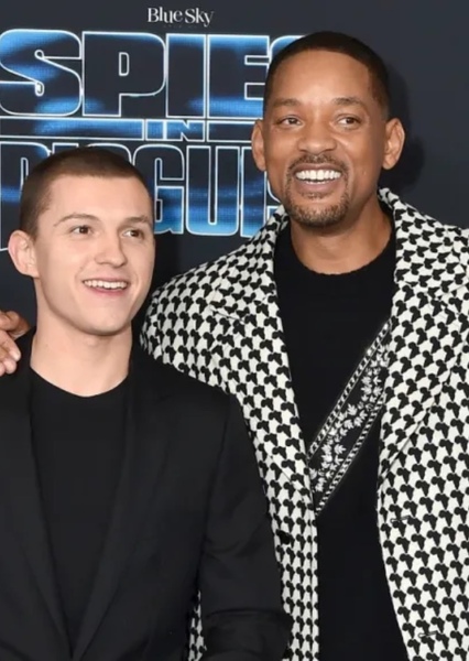 Will Smith and Tom Holland photo