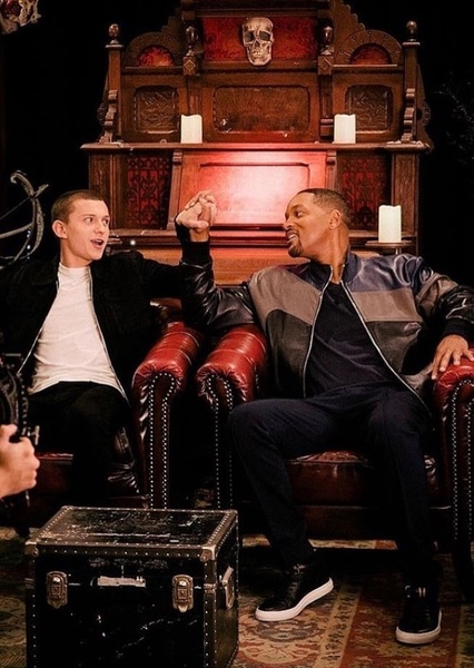 Will Smith and Tom Holland photo