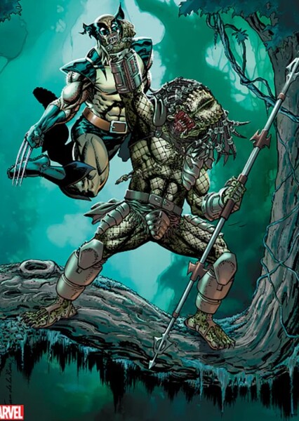 wolverine vs. predator photo