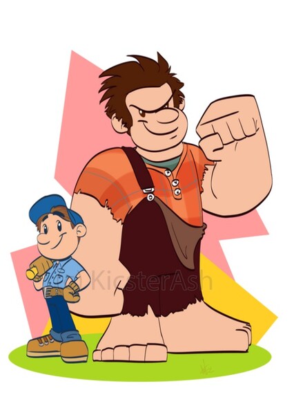 Wreck-It Ralph and Fix-It Felix, Jr. photo