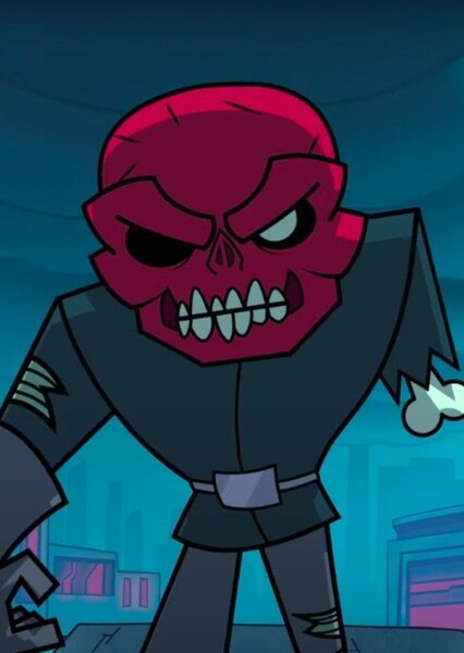 Zombie Red Skull