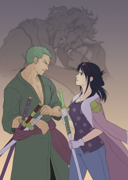 Zoro and Tashigi