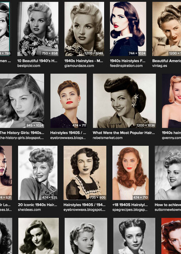‘40s Hair