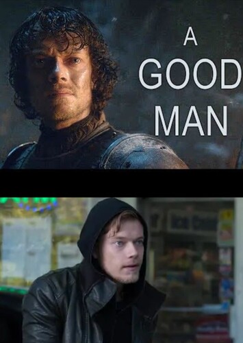 Alfie Allen as Theon Greyjoy & Russian Guy