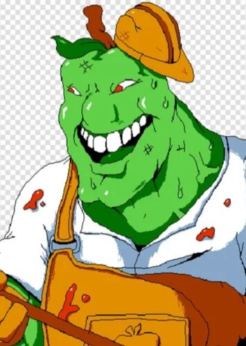Appleman (Dyed hair green)