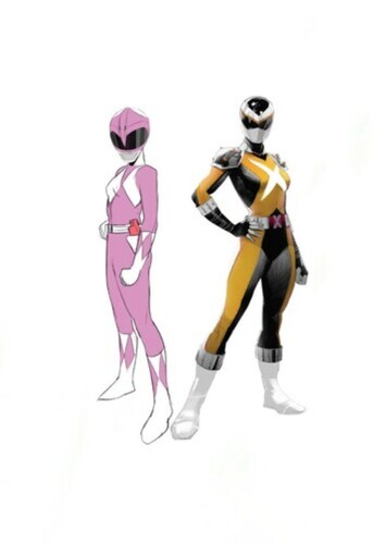 April O'Neil The Pink Ranger/Dimension X Yellow Ranger