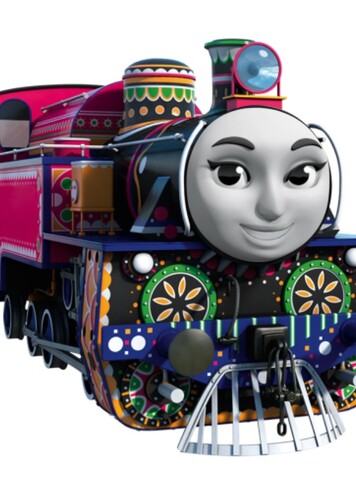 Ashima The Large Pink Tank Engine