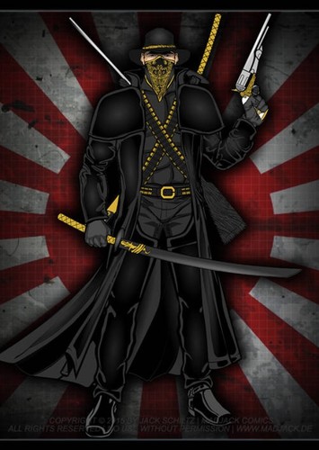 Badass samurai cowboy