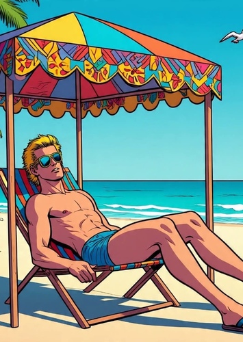 Beachgoer’s husband
