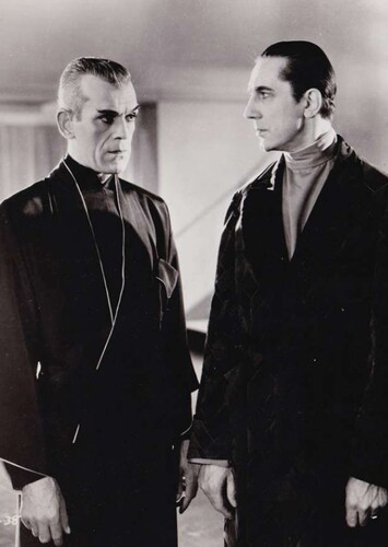 Bela Lugosi and Boris Karloff