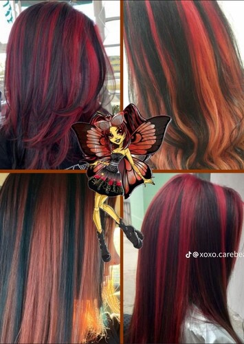 Black w red highlights