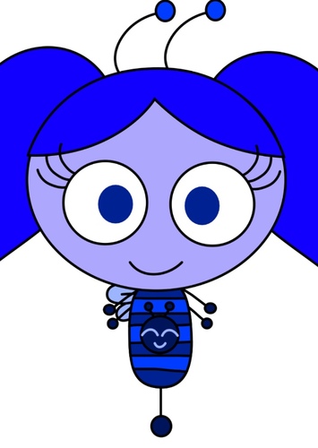 Blue Hair Bee