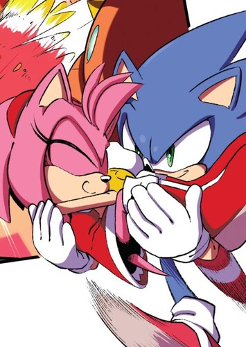Blue meets pink