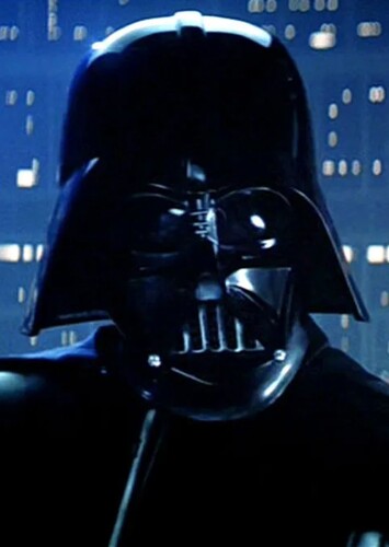 Body of Darth Vader