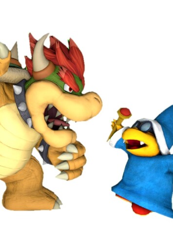 Bowser and Kamek