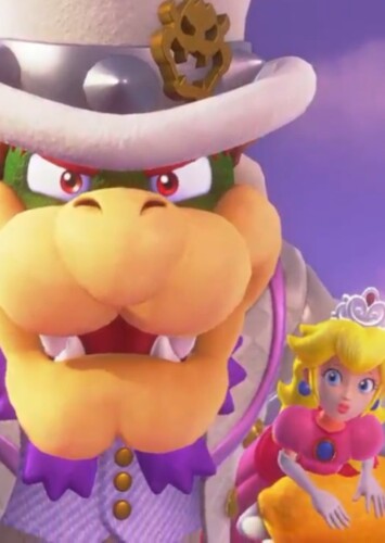 Bowser and Princess Peach