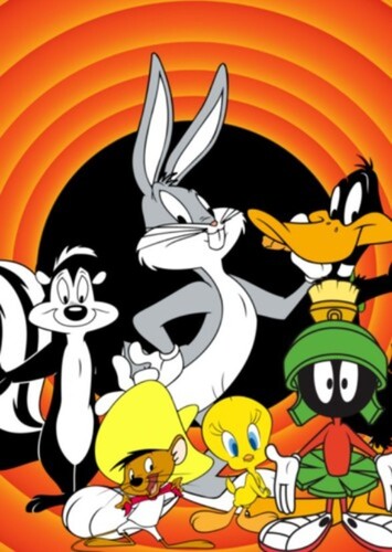 Bugs, Daffy, Tweety, Speedy, Marvin, and Pepé