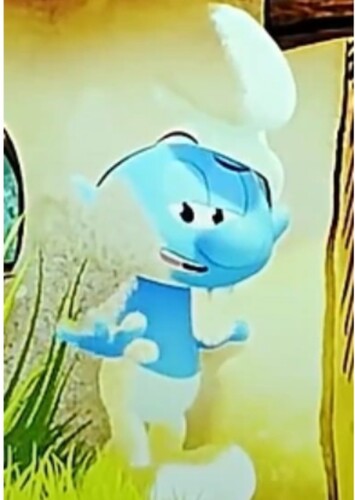 Camouflage Smurf