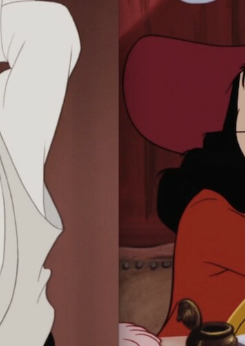 Captain Hook and George Darling