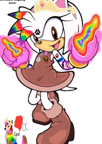 Carolina the hedgehog werewolf wolf power hedgehog power