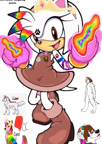 Carolina the hedgehog werewolf wolf power hedgehog power