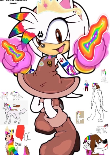 Carolina the hedgehog werewolf wolf power hedgehog power