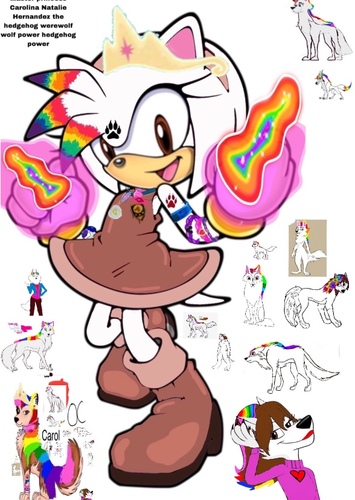 Carolina the hedgehog werewolf wolf power hedgehog power